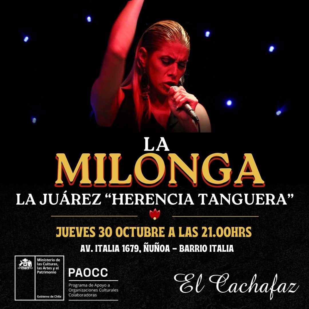 Milonga Jueves 30 Octubre 21hrs 