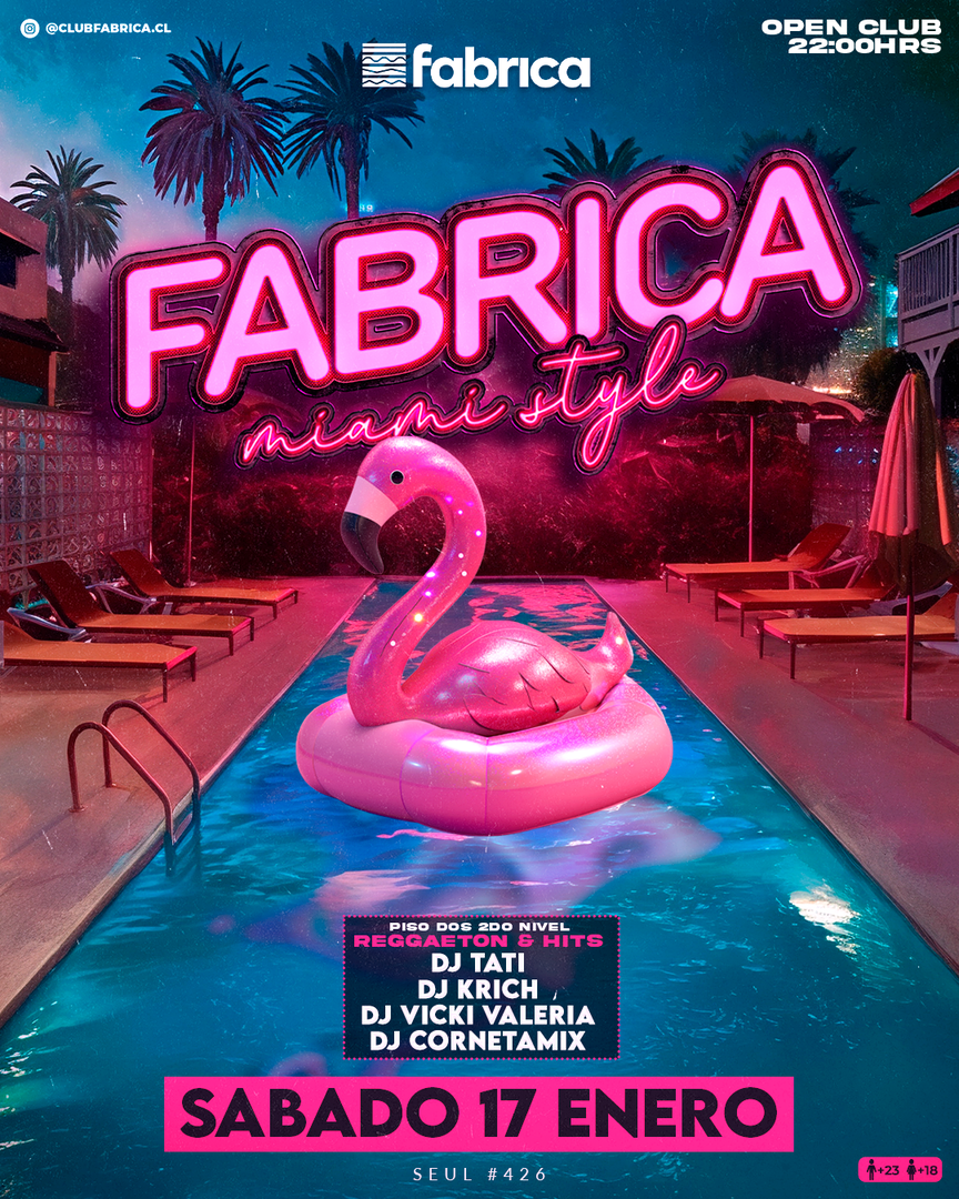 Club Fabrica Presenta @ Sábado 17 Enero