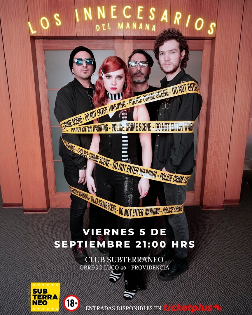 LOS INNECESARIOS DEL MAÑANA ★ VIERNES 05 SEPTIEMBRE ★ Club Subterráneo