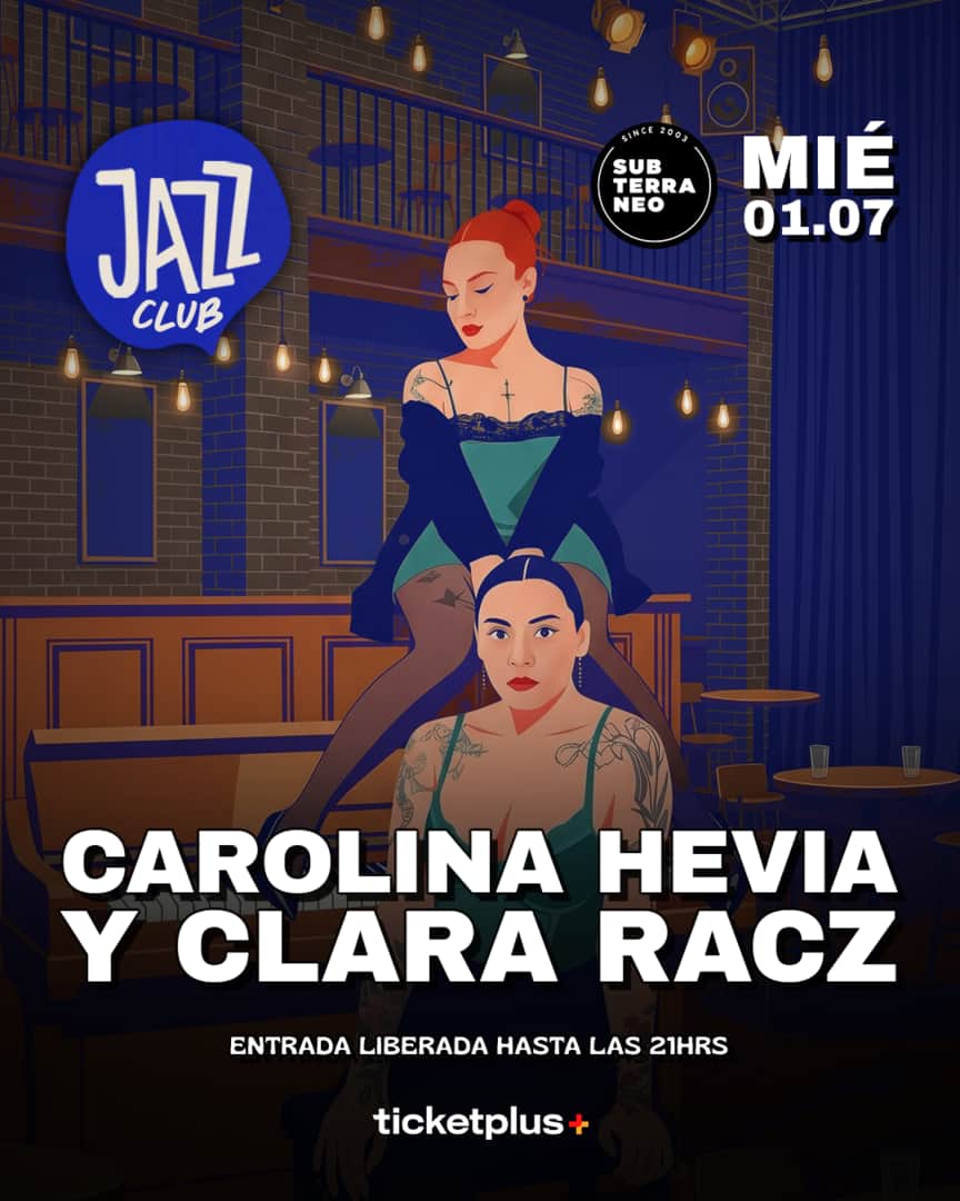 JAZZ CLUB 🎵 MIÉRCOLES 01 JULIO ★ Club Subterráneo