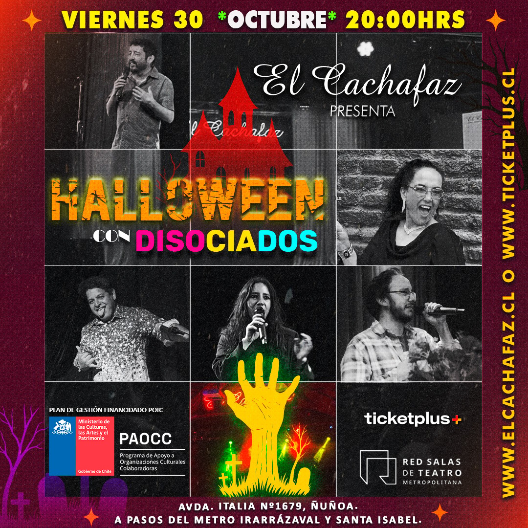 Show de stand up-Los disociados-Viernes 30 de Octubre 20 hrs