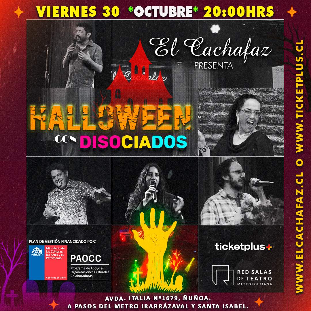 Show de stand up-Los disociados-Viernes 30 de Octubre 20 hrs