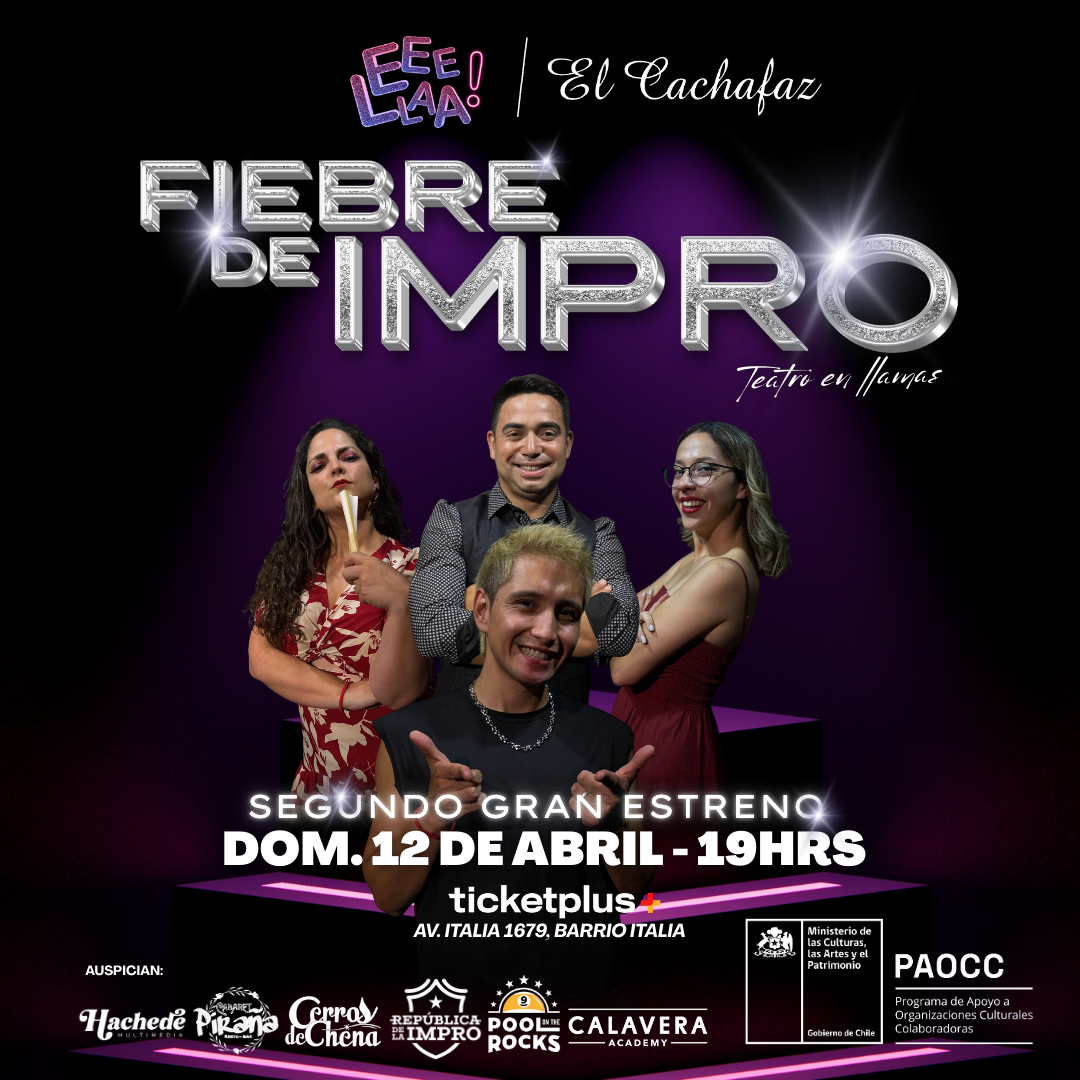 Show de Impro-Fiebre de Impro-Domigo 12 de Abril 19hrs