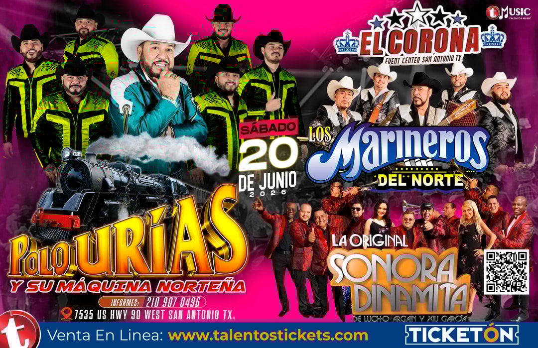 Polo Urias y La Maquina Norteña en El Corona Event Center de San Antonio, Texas