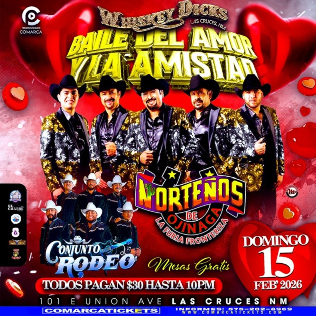 Nortenos de Ojinaga-Conjunto Rodeo-Baile del Amor y La Amistad-Whiskey Dicks