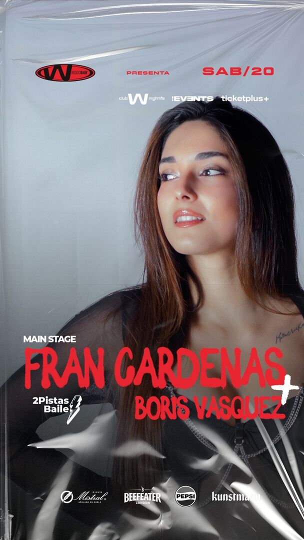  Sabado 20 Diciembre / DJ FRAN CARDENAS / Open Club - 2 Pistas de Baile 🪩 Club W