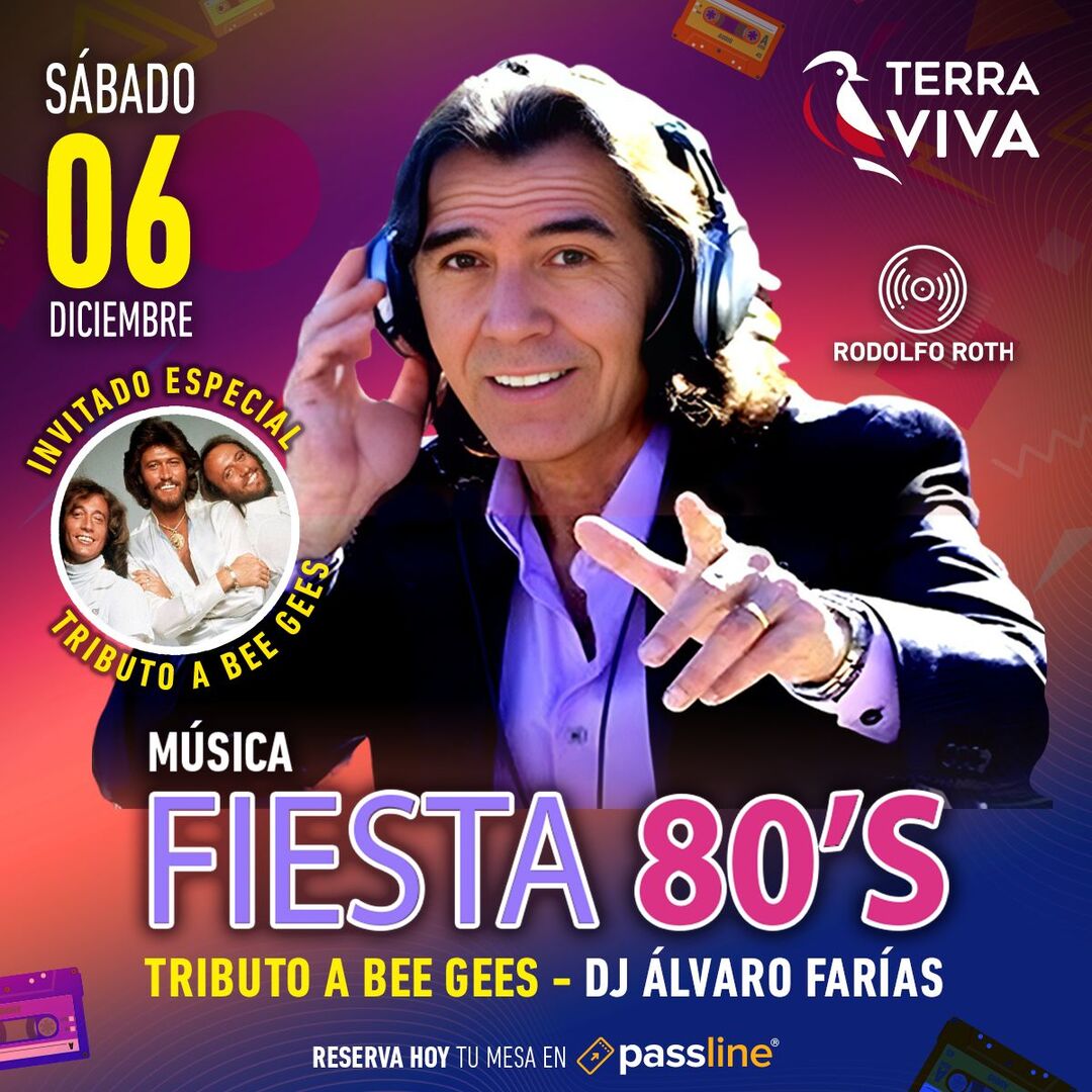 Gran Fiesta de los 80s con Tributo a Bee Gees
