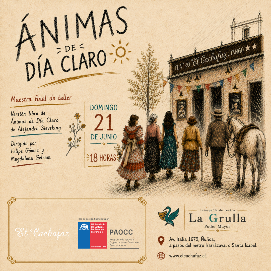 Ciclo de teatro-Ánimas de día claro-Domigo 21 de Junio 18 hrs