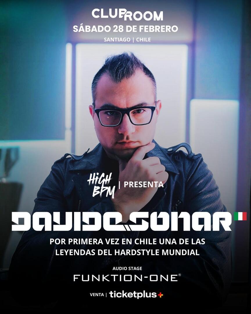 Clubroom Presenta High BPM - Davide Sonar @ Sábado 28 Febrero