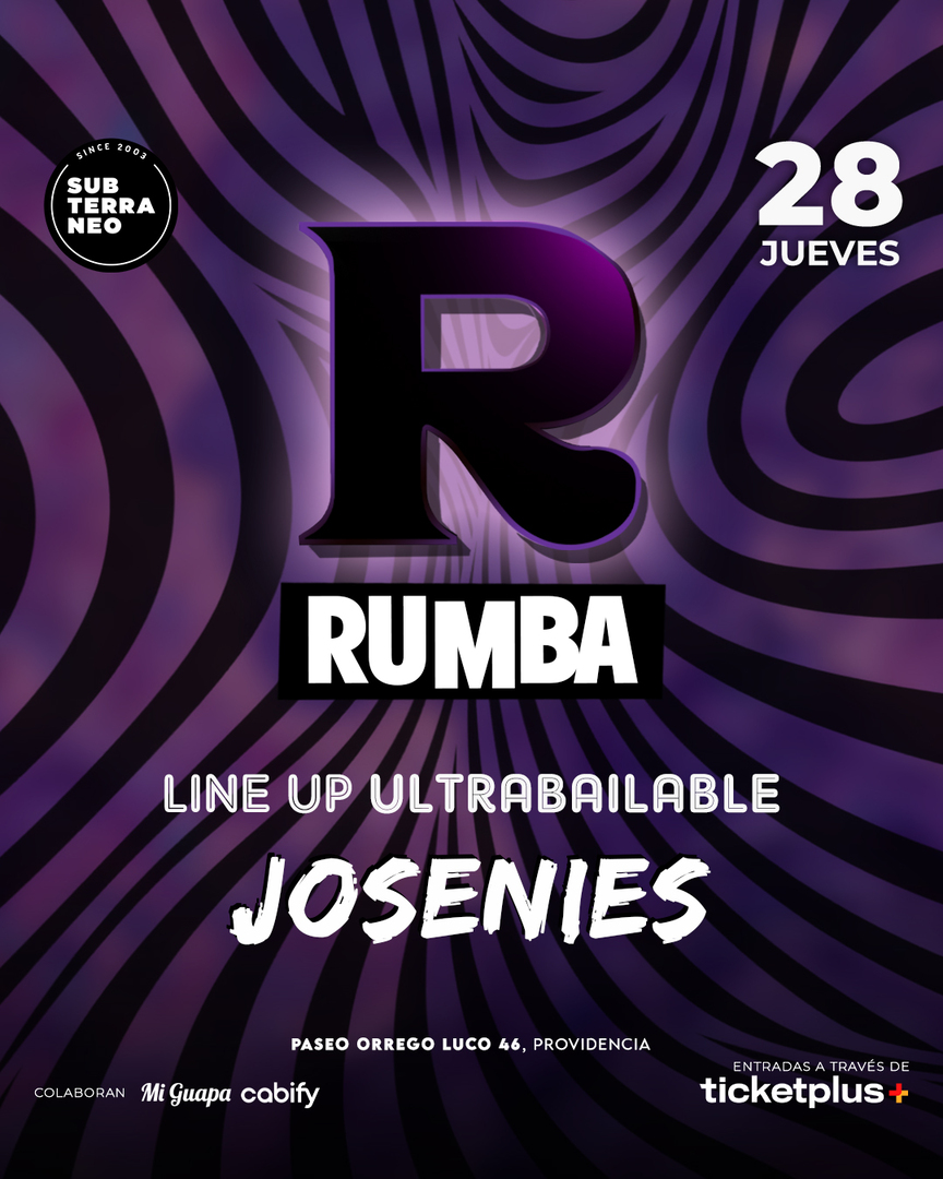 RUMBA Full Ultrabailable ★ JUEVES 28 AGOSTO ★ Club Subterráneo (+21M & +23H)