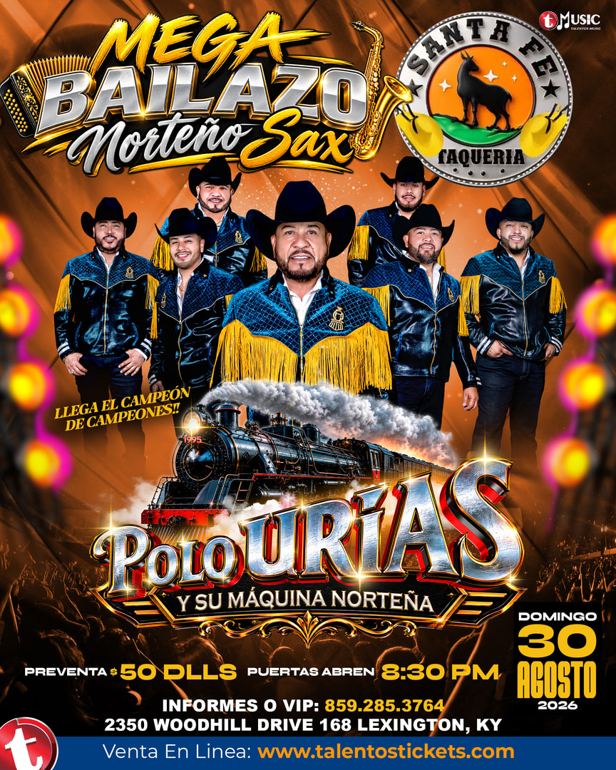 Polo Urias y su Maquina Norteña en Santa Fe Taqueria de Lexington, KY.