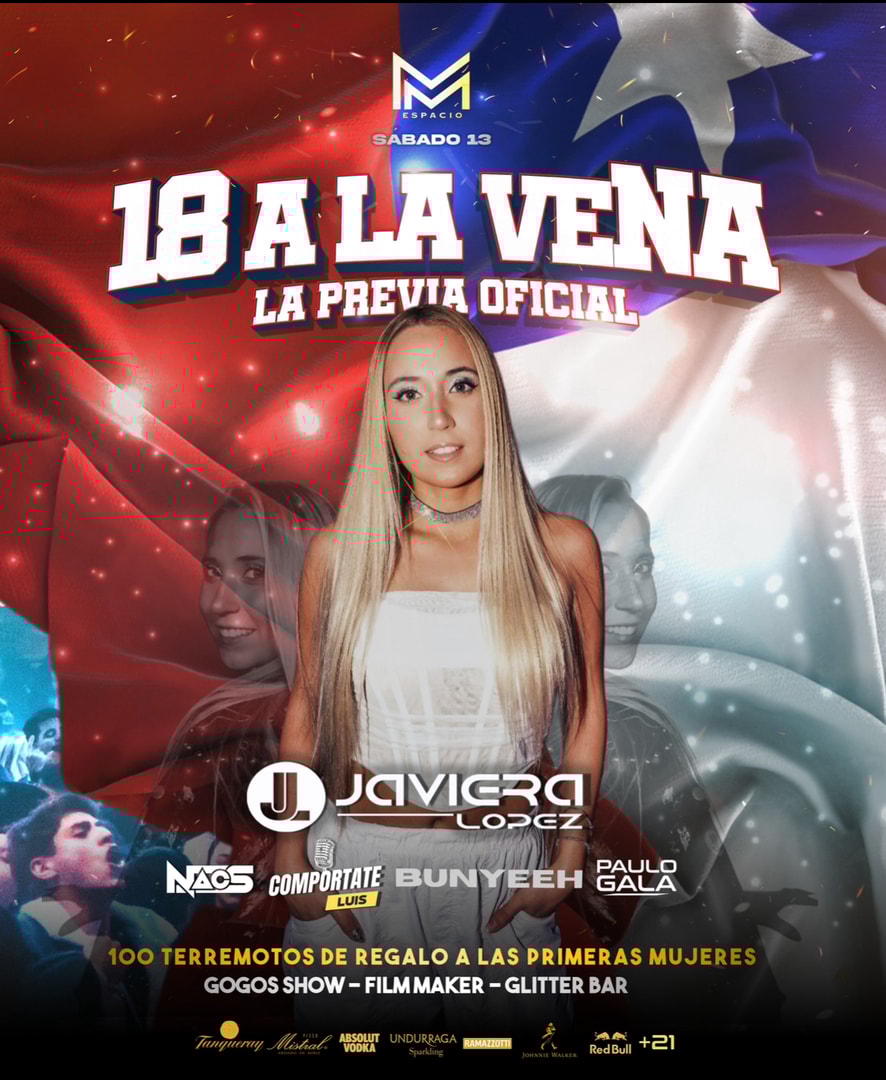 MUNDO ESPACIO presenta 18 A LA VENA - PREVIA OFICIAL 