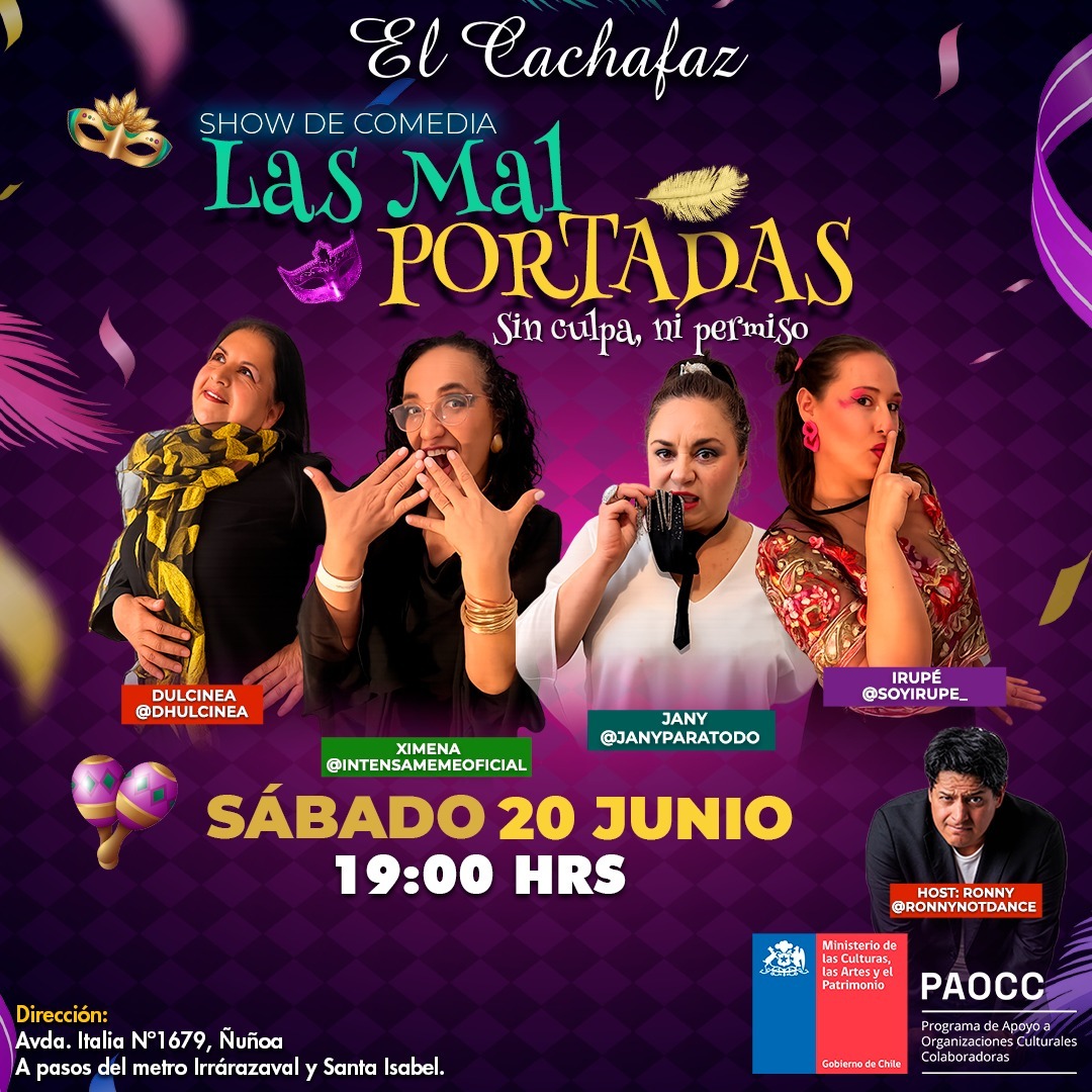 Show de Stand Up-Mal portadas-Sabado 20 Junio a las 19 hrs