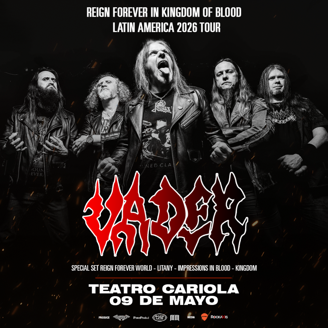 VADER - REIGN FOREVER IN KINGDOM OF BLOOD LATIN AMERICA 2026 TOUR