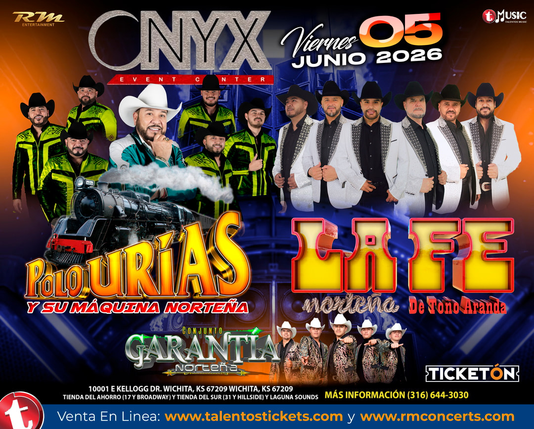 Polo Urias y La Maquina Norteña en Onix Event Center de Wichita, Kansas