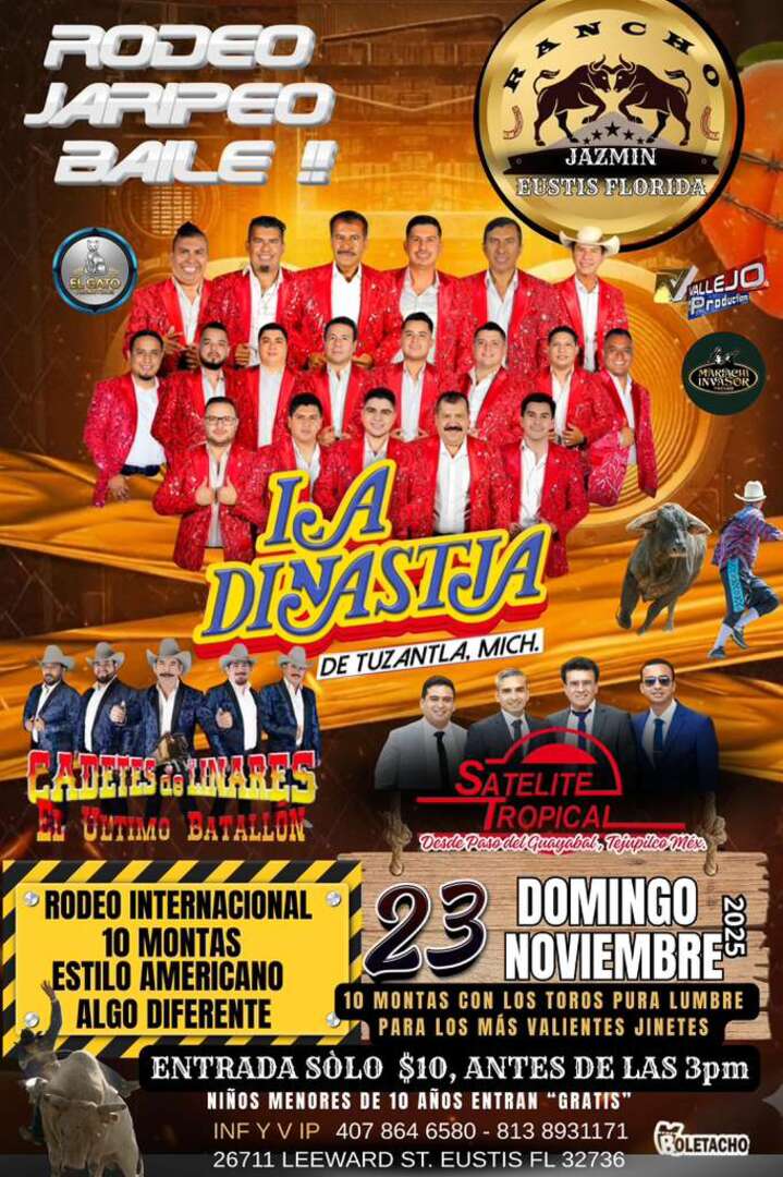 La Dinastia de Tuzantla-Cadetes de Linares El Ultimo Batallon-Satelite Tropical-Rancho Jazmin