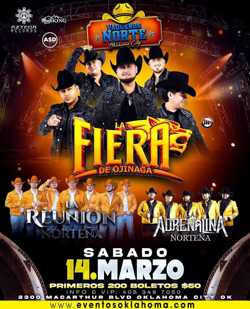 La Fiera de Ojinaga - La Reunion Nortena - La Adrenalina Nortena