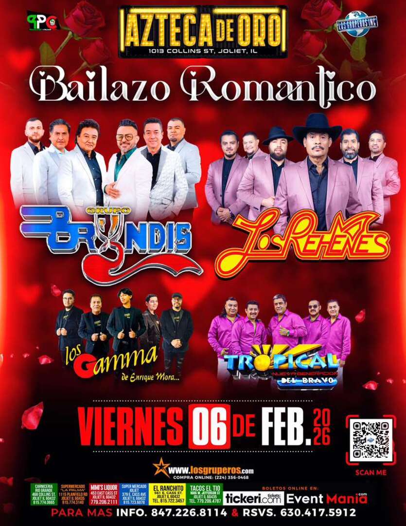 Bryndis-Los Rehenes-Los Gama de Enrique Mora-Tropical Del Bravo-Azteca de Oro