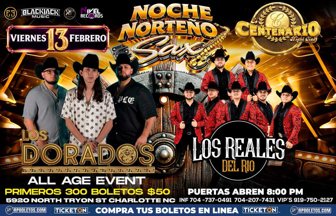 Los Dorados-Los Reales Del Rio-El Centenario Night Club-Charlotte-NC