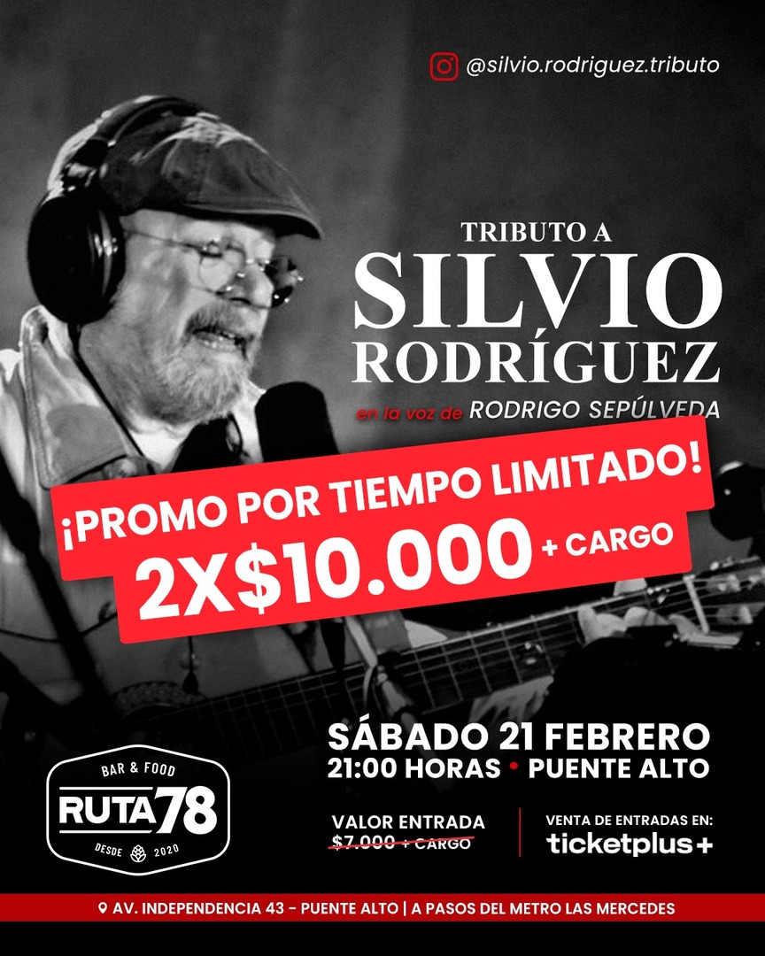 Tributo Silvio Rodríguez - Por Rodrigo Sepúlveda - Show de larga duración 