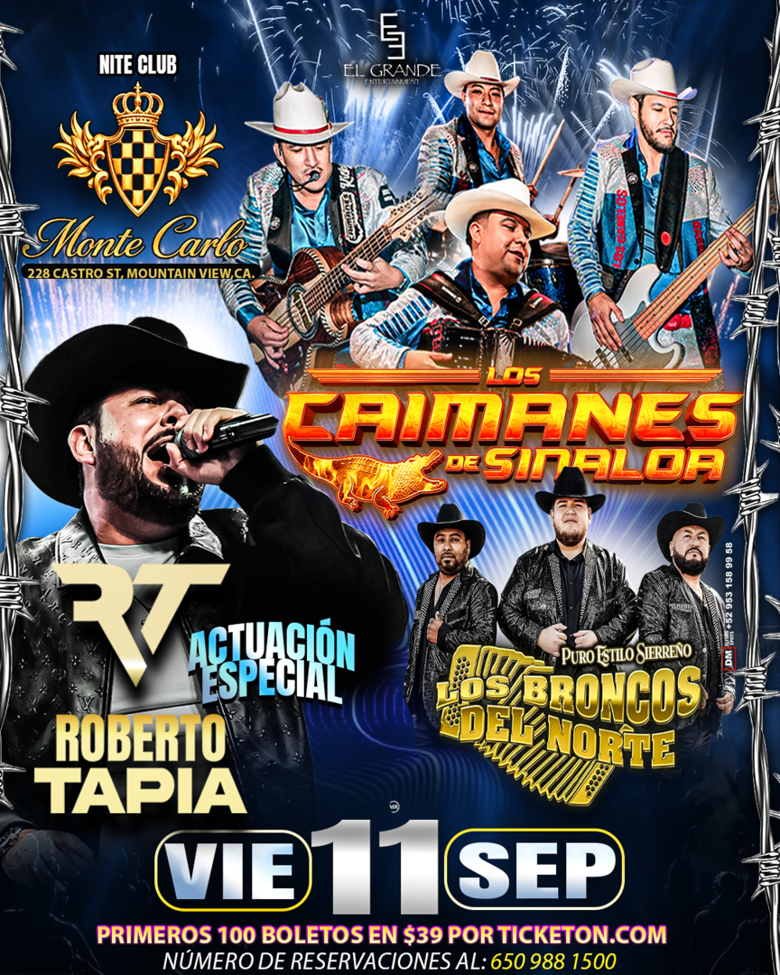 Roberto Tapia-Los Caimanes de Sinaloa-Los Broncos del Norte-Monte Carlo