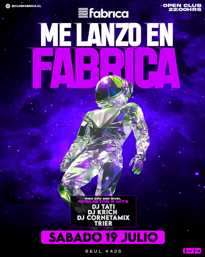 Club Fabrica Presenta @ Sábado 19 de Julio