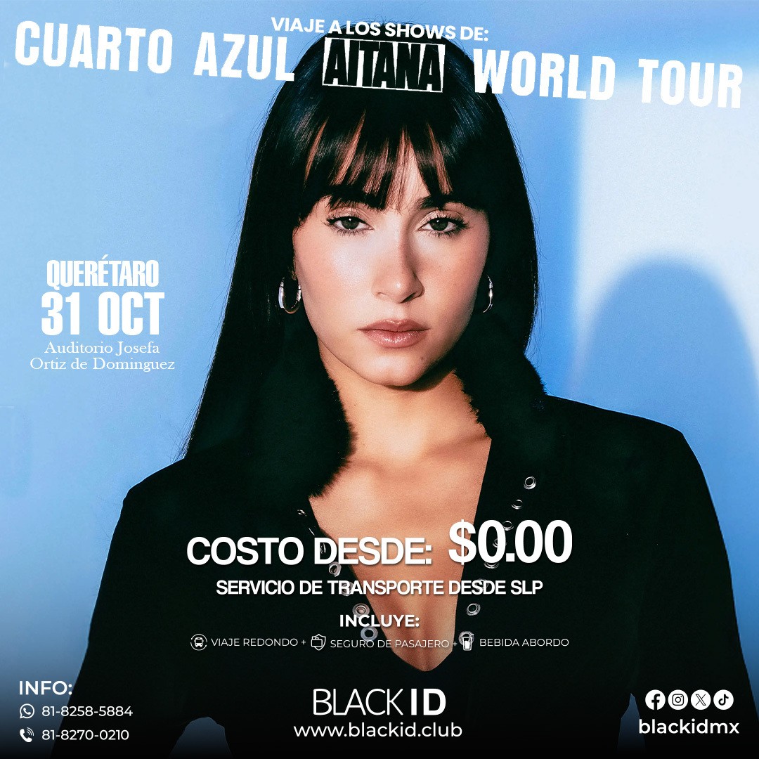 Viaje al show de Aitana en Qro