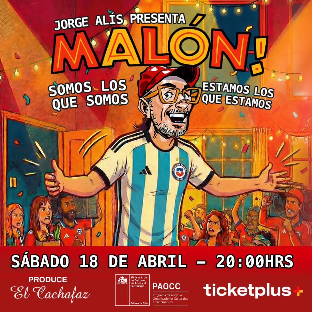 Jorge Alís-MALON - Sabado 18 Abril 20 hrs