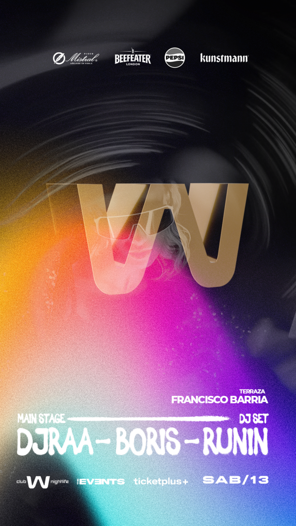  Sabado 13 Diciembre / Special Guest DJ RAAA / Open Club - 2 Pistas de Baile 🪩 Club W