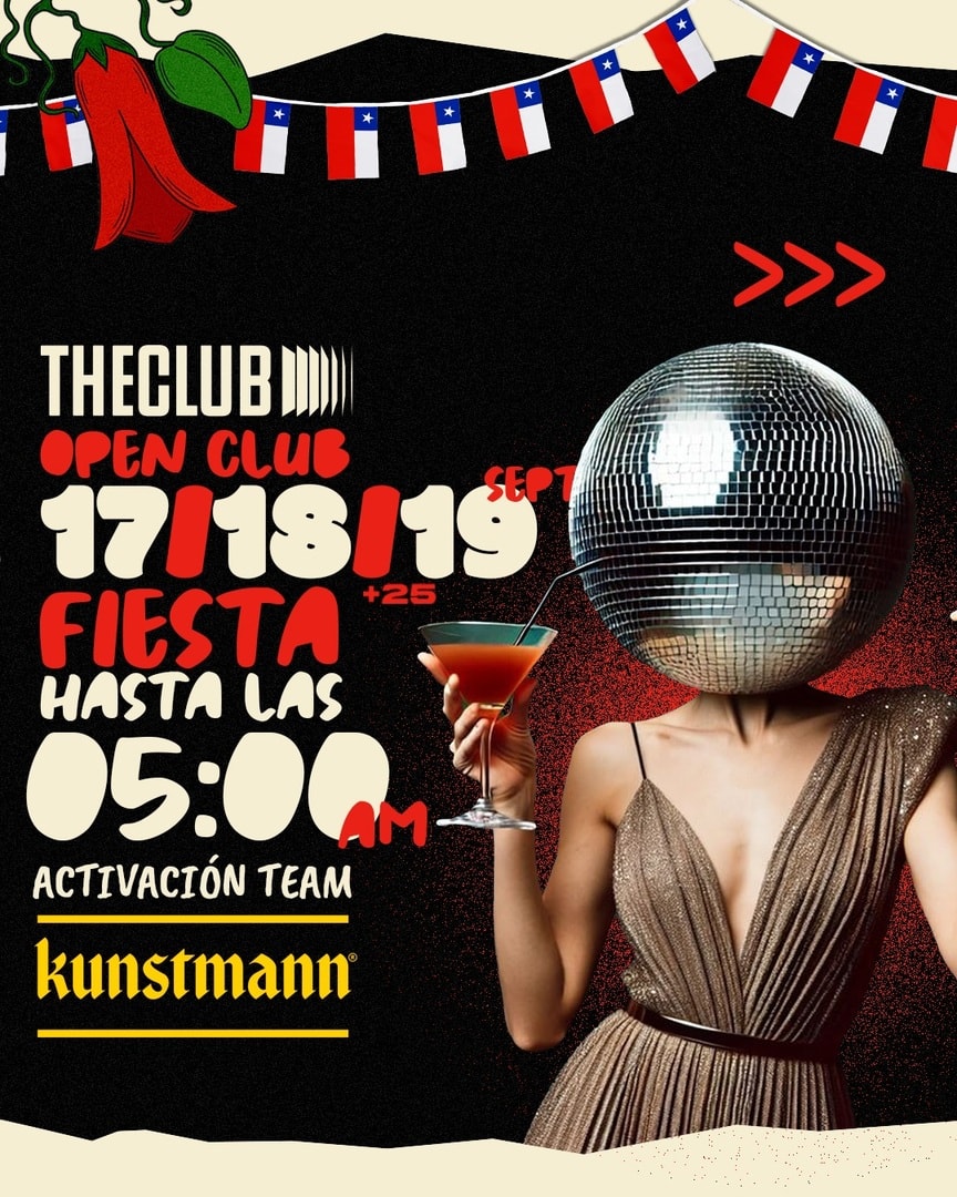 17 AL 19 SEPTIEMBRE 🎉 THECLUB by Club Aleman