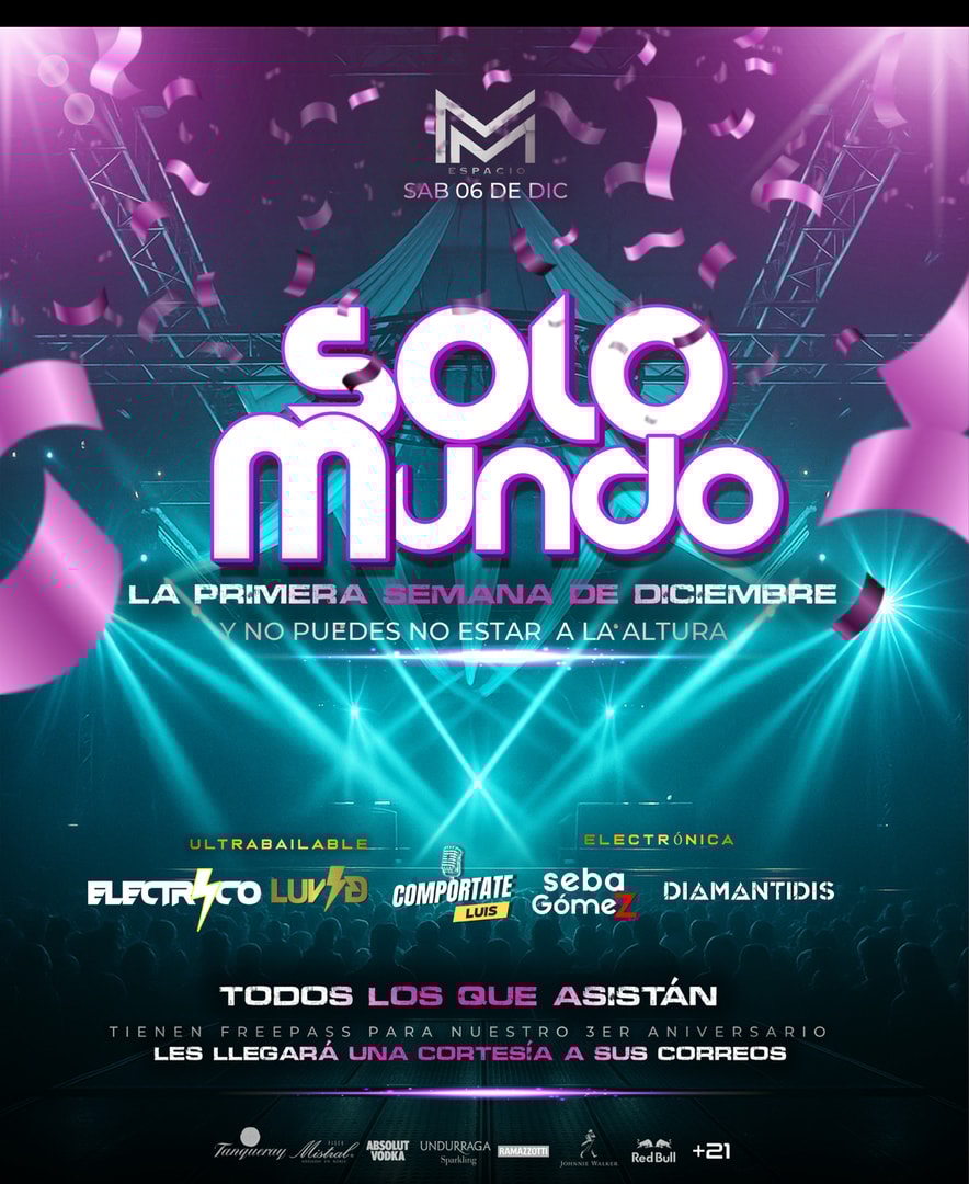 MUNDO ESPACIO presenta SOLO MUNDO 