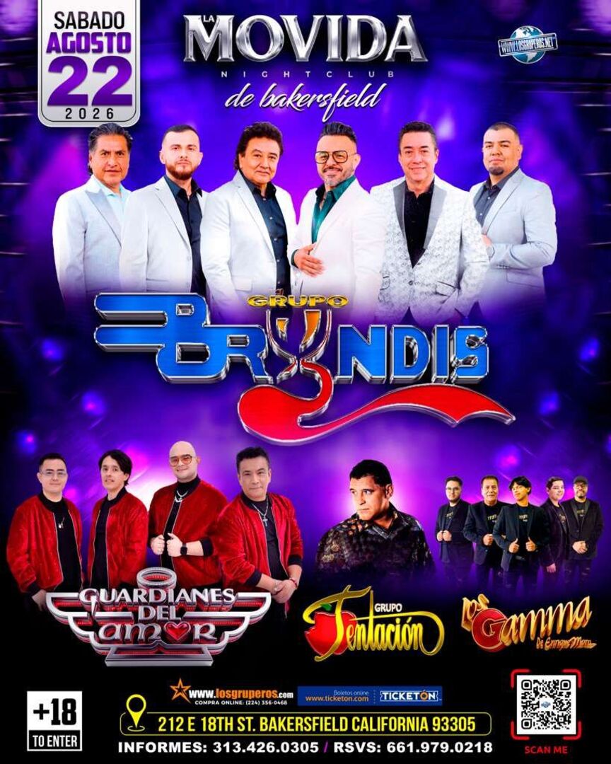 Grupo Bryndis-Los Guardianes del Amor-Grupo Tentacion-Los Gamma