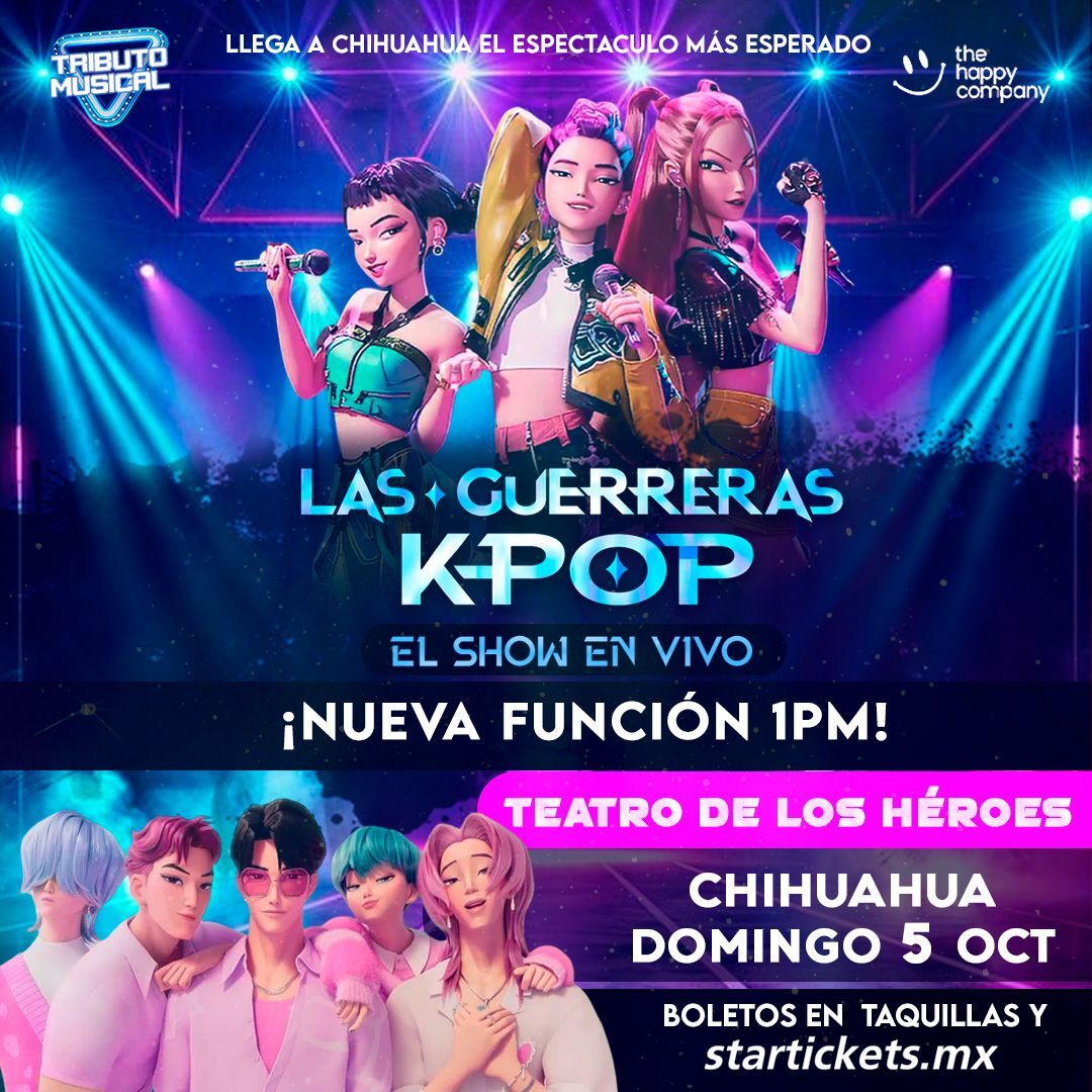 CUU - LAS GUERRERAS KPOP FUNCION 13:00 HRS