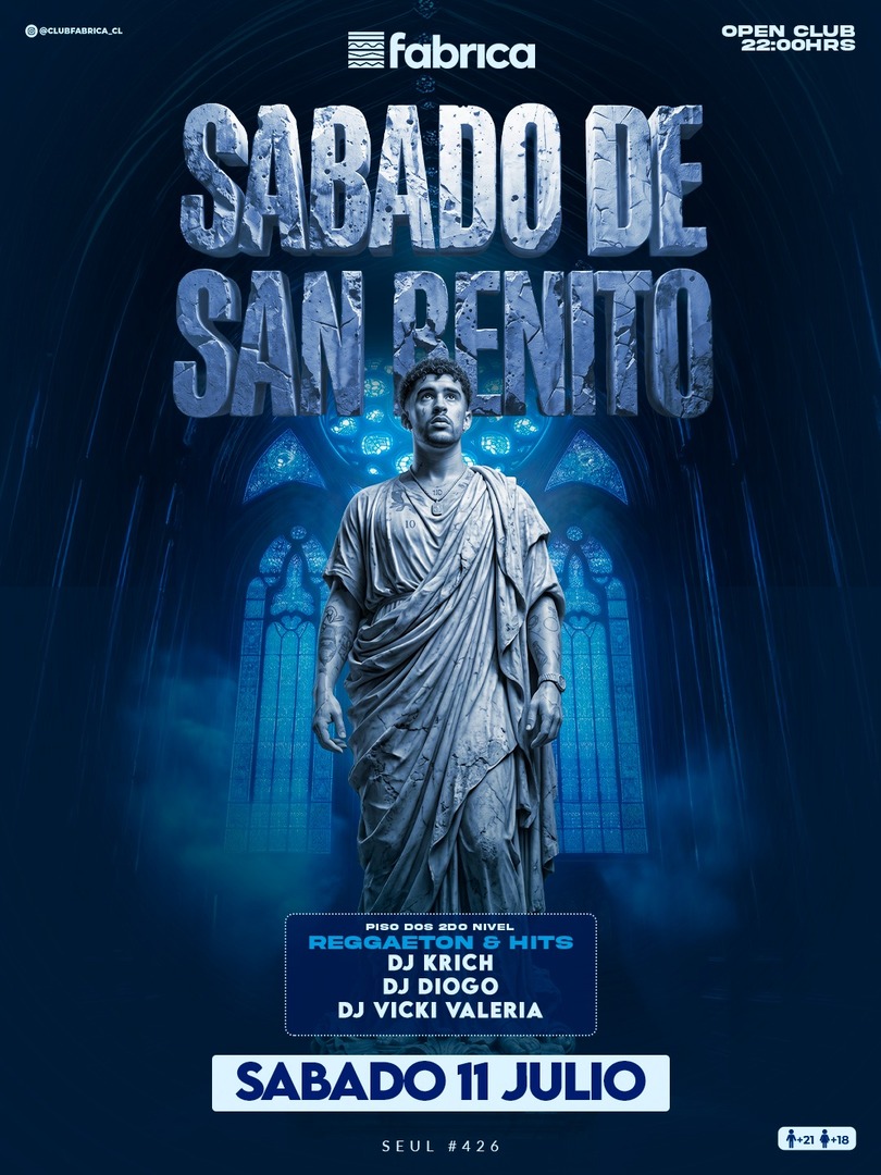 Club Fabrica Presenta@ Sábado 11 Julio