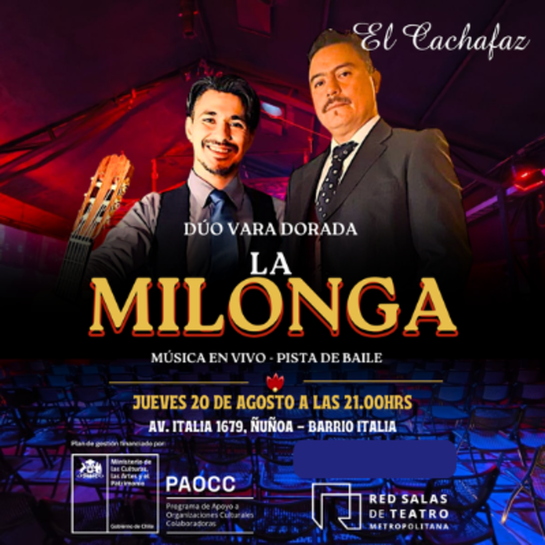 Milonga Jueves 20 Agosto 21hrs 