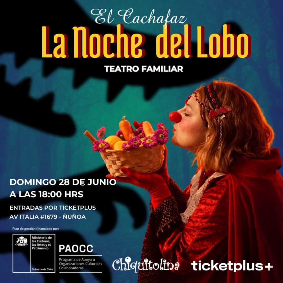 Ciclo de teatro-La noche del lobo-Domigo 28 de Junio 18 hrs