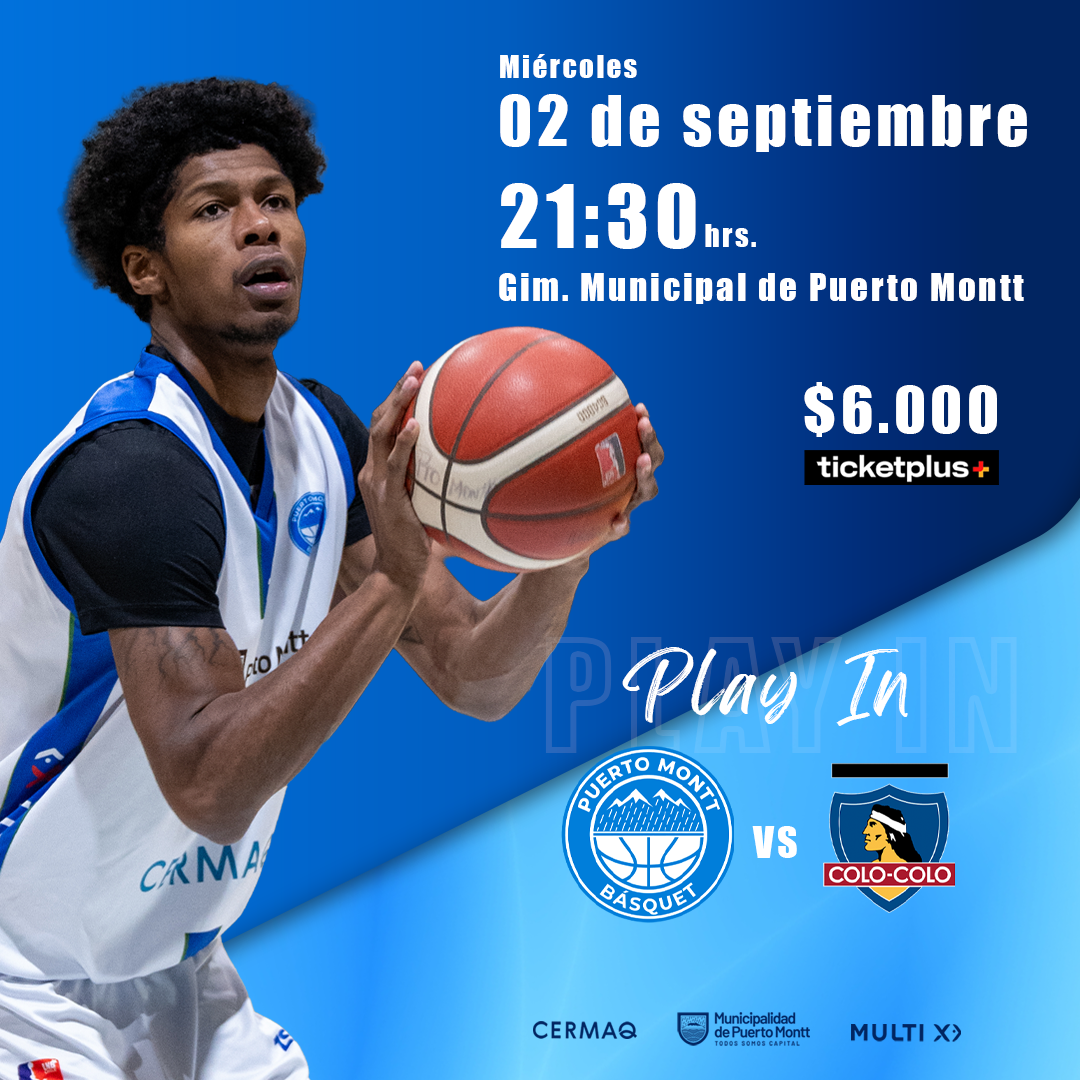 PUERTO MONTT BASQUET VS COLO COLO LIGA CHERY BY CECINAS LLANQUIHUE