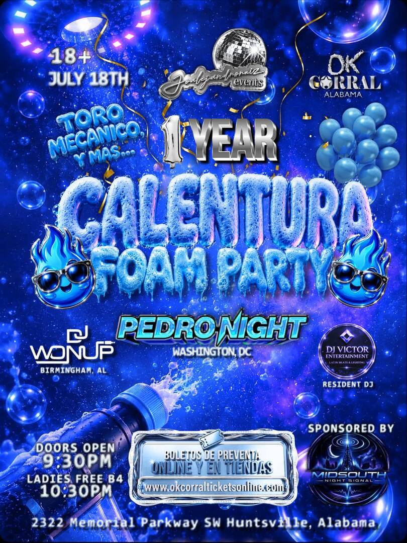 Calentura Foam Party