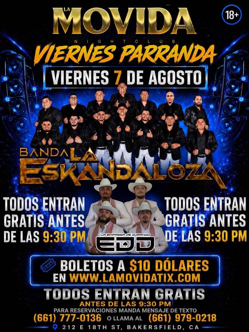 Viernes Parranda-Banda La Eskandaloza-La Empresa de Durango