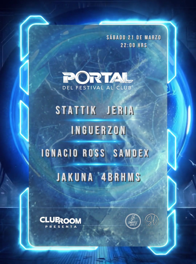 Clubroom Presenta Portal @ Sábado 21 Marzo