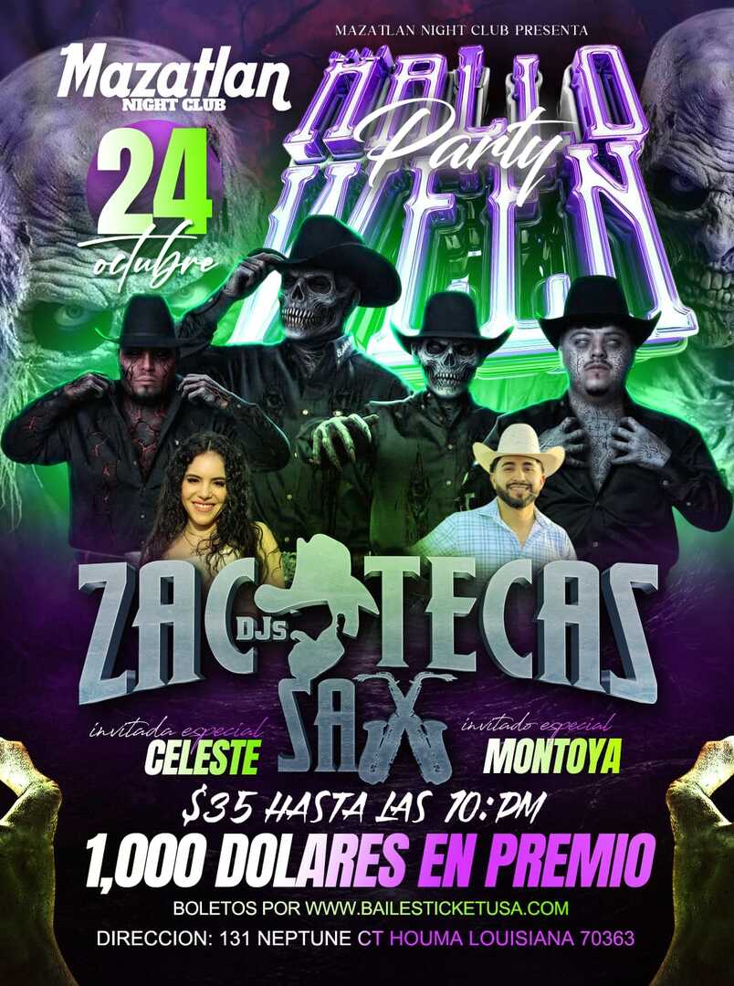 Halloween Party-Zacatecas Sax-Mazatlan