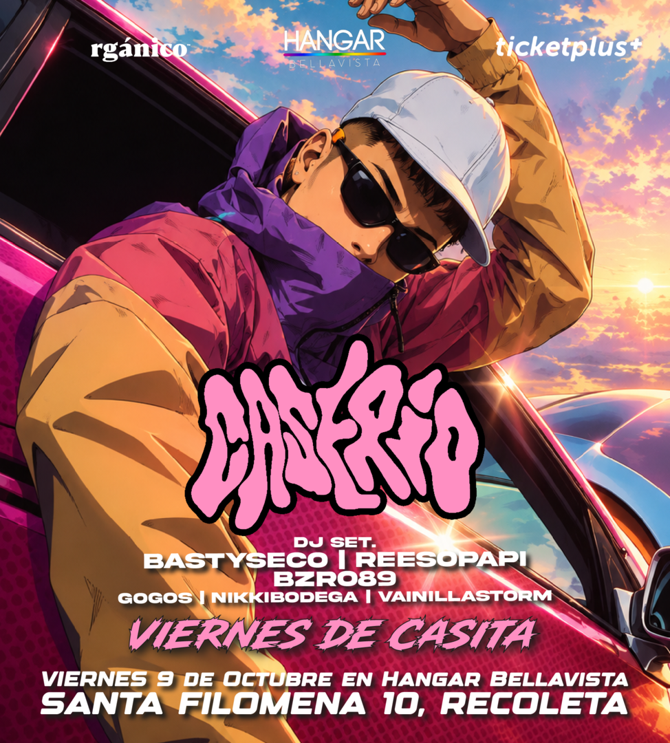 Viernes de Casita 🏠 en Caserío fiesta éste Viernes 9 de Octubre en Hangar Bellavista