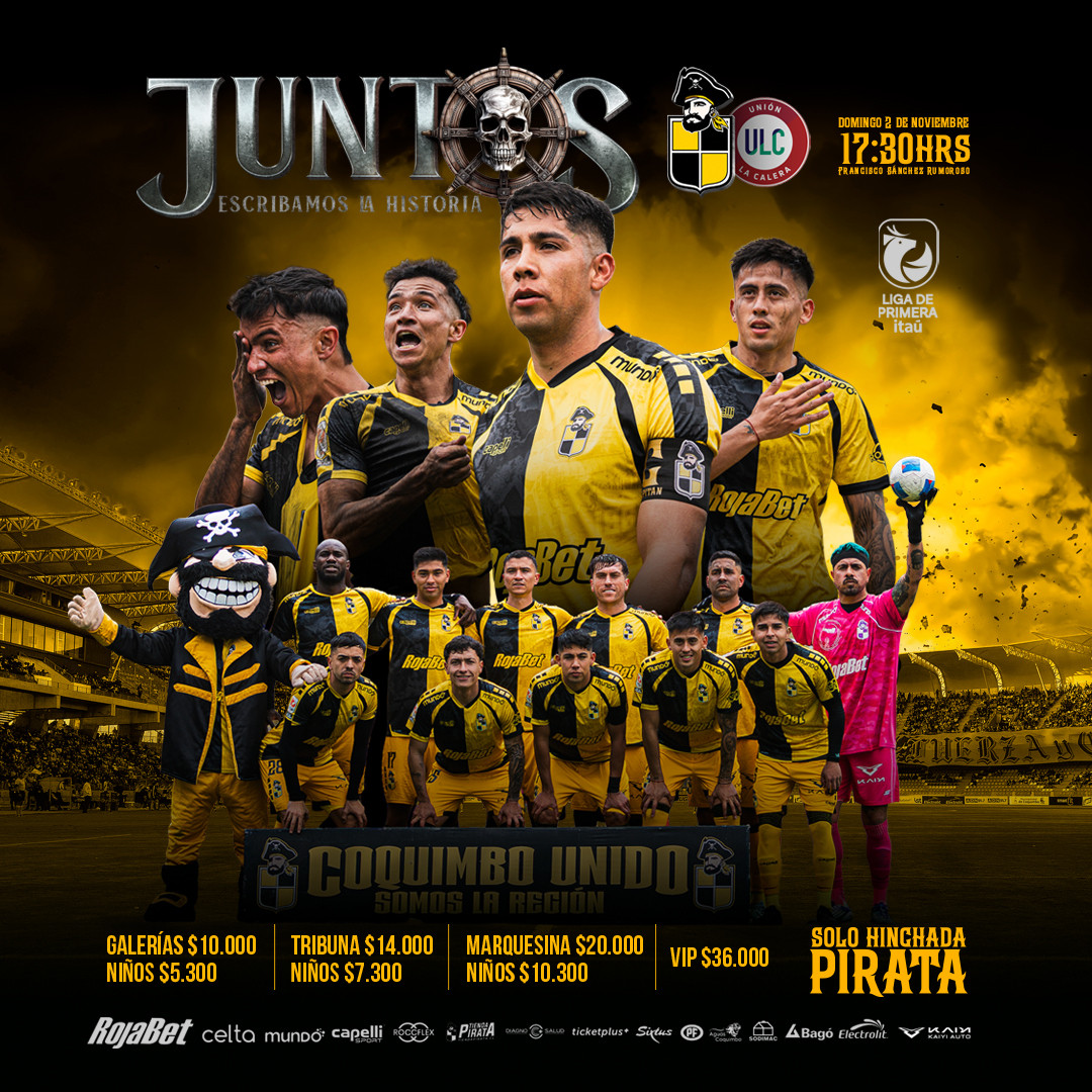 Coquimbo Unido vs Unión La Calera / Liga de Primera Itaú 2025 / Fecha 26