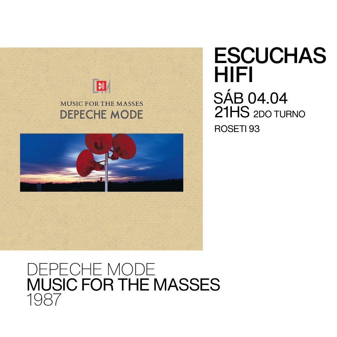 Escuchas HiFI - Music For The Masses - Depeche Mode (1987)