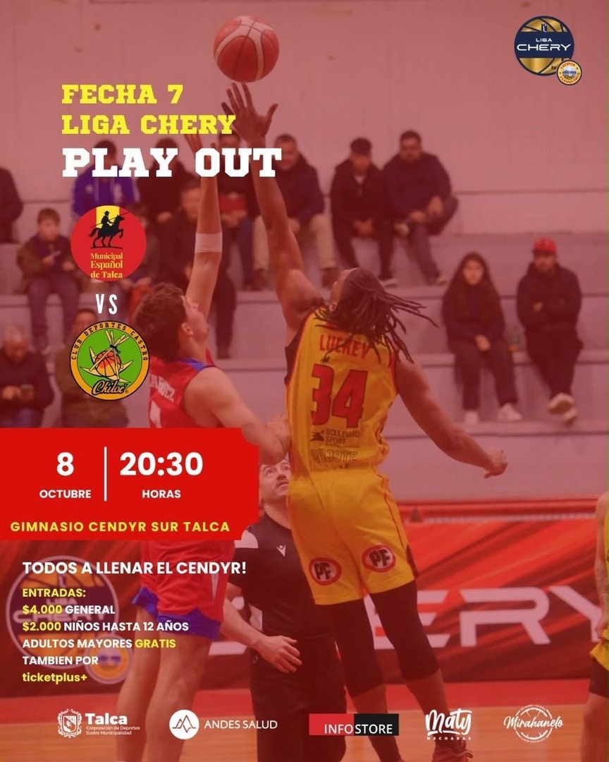 Municipal Español de Talca vs Club de Deportes Castro / LNB Liga CHERY by Cecinas Llanquihue 2026