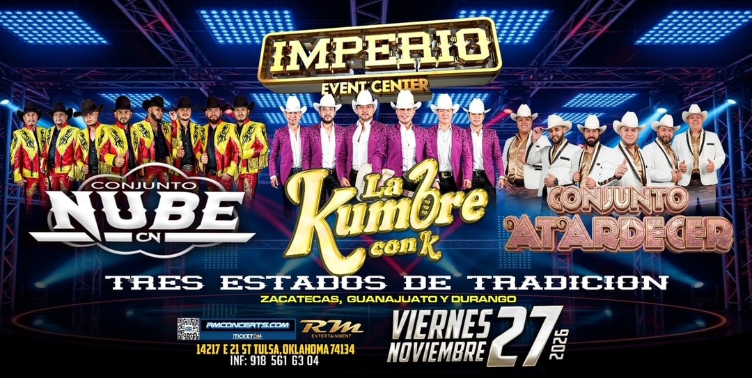 Conjunto Nube-La Kumbre con K-Conjunto Atardecer-Imperio Event Center