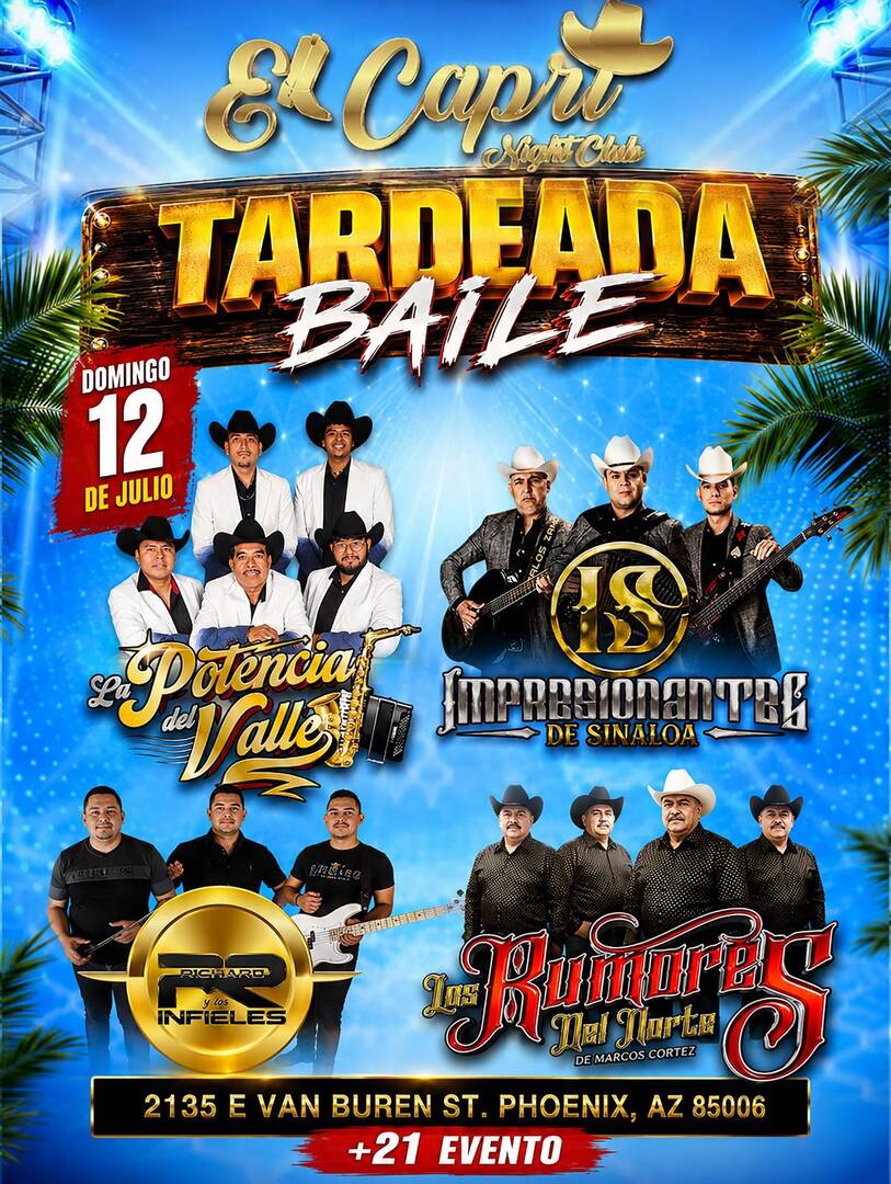 La Potencia del Valle-Impresionantes de Sinaloa-Richard y Los Infieles-Los Rumeres del Norte