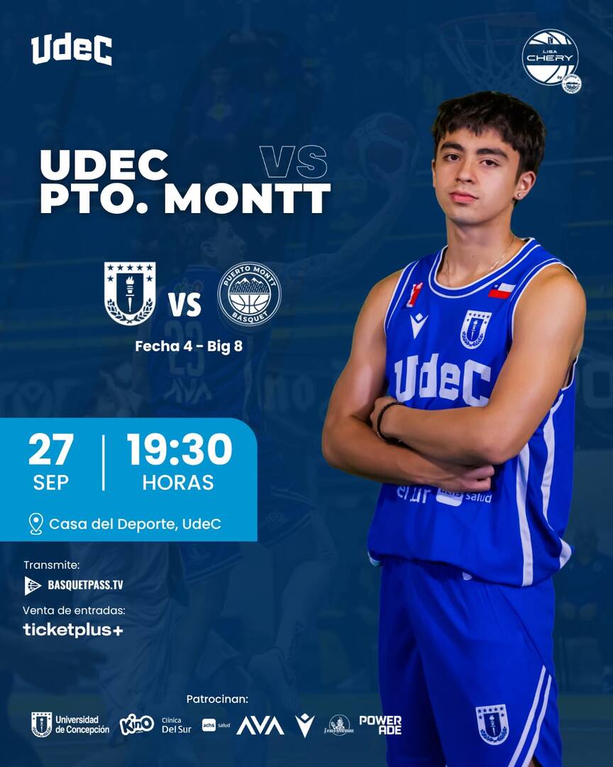 CD UdeC vs Puerto Montt Basket - Liga Chery by Cecinas Llanquihue - BIG8