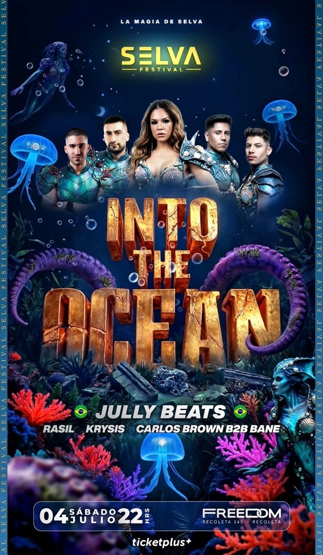 𝗦𝗘𝗟𝗩𝗔 - 𝗜𝗡 𝗧𝗢 𝗧𝗛𝗘 𝗢𝗖𝗘𝗔𝗡 - SPOT FREEDOM - SÁBADO 4 DE JULIO