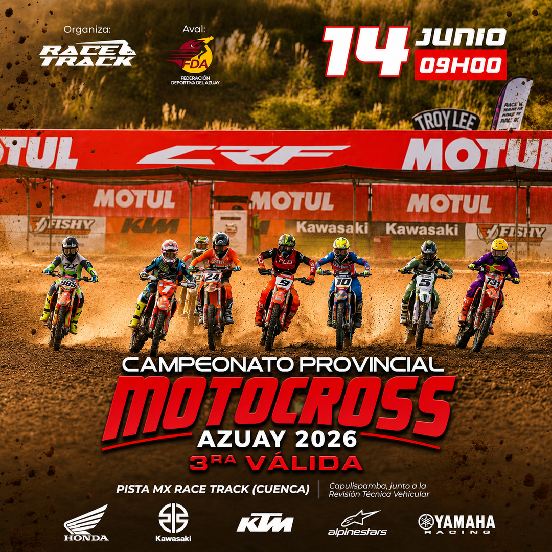 CAMPEONATO PROVINCIAL DE MOTOCROSS AZUAY 2026 3ERA VÁLIDA